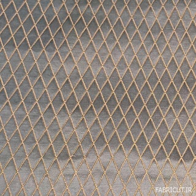 پارچه مبلی ساتن کوبلن طرح ماکسیم لوزی یک سانتی پارچه مبلی ساتن کوبلن طرح ماکسیم لوزی یک سانتی - Image 1