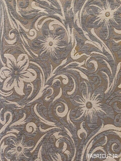 پارچه مبلی شانل گل درهم ایرانی طرح مدوسا پارچه مبلی شانل گل درهم ایرانی طرح مدوسا - Image 1