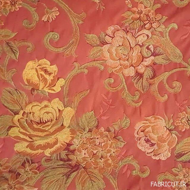 پارچه مبلی ترک جنس کوبلن طرح مارینا گل درهم پارچه مبلی ترک جنس کوبلن طرح مارینا گل درهم - Image 1