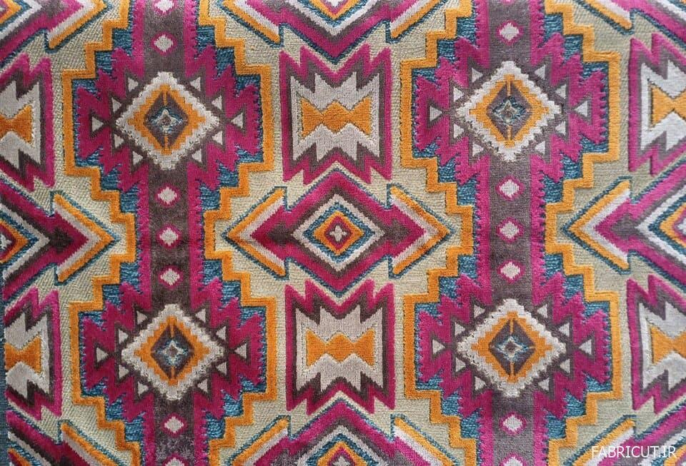 پارچه مبلی کوبلن مخمل طرح سرخپوستی سفارشی پارچه مبلی کوبلن مخمل طرح سرخپوستی سفارشی - Image 1